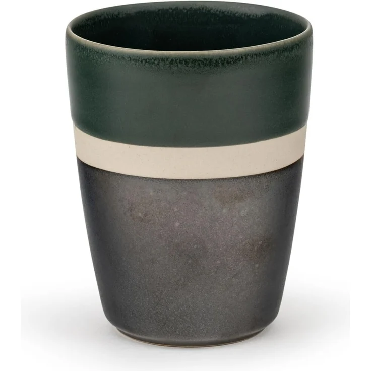 1x4 Bredemeijer Mugs Sven 200ml Tassen Steingut Streifen 147080 – Bild 4