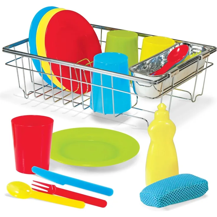 Melissa & Doug Geschirr-Abwasch-Set