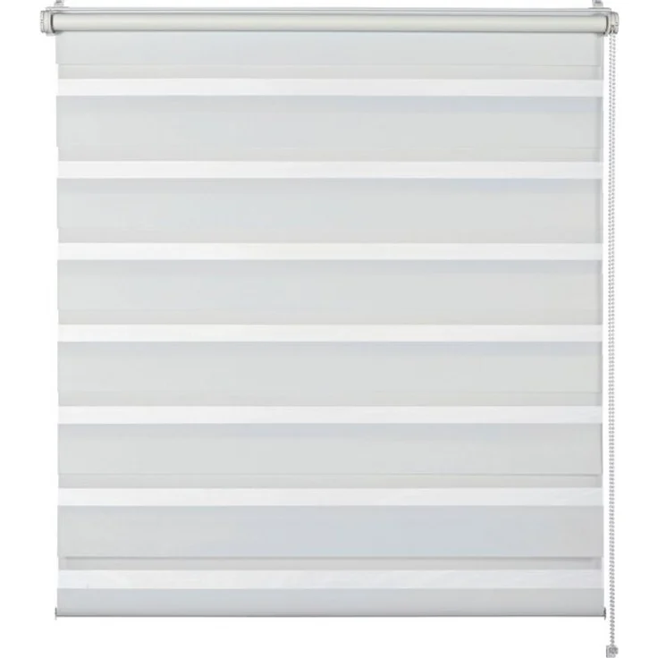 Doppelrollo Tilda, SCHÖNER WOHNEN-Kollektion, transparent, mit Bohren/ohne Bohren, freihängend, Klemmfix, geklemmt, silberne oder weiße Rollo-Technik – Bild 4