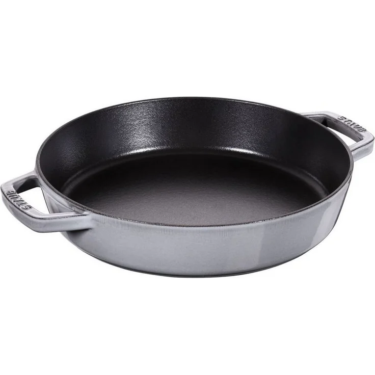 Staub Pans Bratpfanne 26 cm, Gusseisen, Graphit-Grau – Bild 3