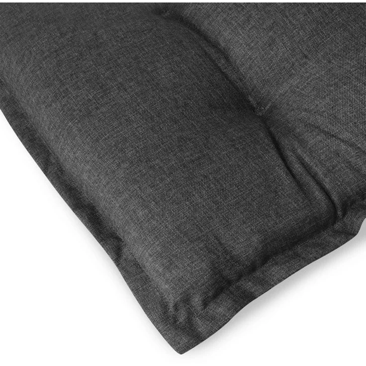 Herlag Liegenauflage Ava Polster für Gartenliege 190x60x9cm extra dick Kopfpolster, (1 St), SunGuard Liegepolster mit starkem UV- & Fleckschutz, Anthrazit – Bild 4