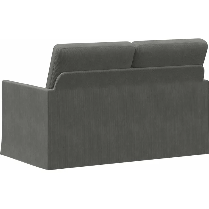 vidaXL 2-Sitzer Sofa Dunkelgrau 130 x 81 x 82 cm Cordstoff 42041068 – Bild 5