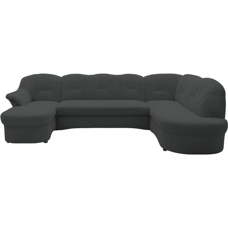 DOMO collection Wohnlandschaft Flores auch in Leder-Bezug, B/T/H: 293/180/86 cm, U-Form, 3 Teile, wahlw. mit Bettfunktion, wahlw. mit Federkern, Unser Dauertiefpreis – Bild 4