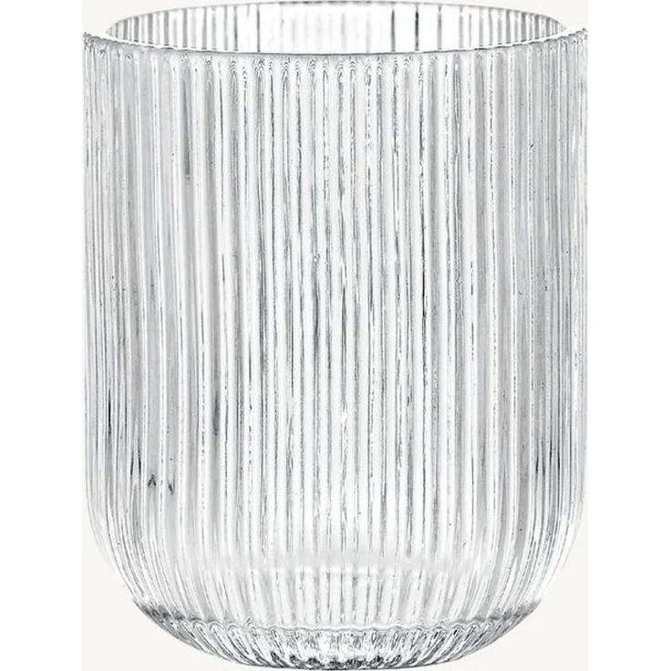 Zoha Gläser-Set Relief Crystal Glas Set - Latte Macchiato Tee Softdrink, 8-tlg, Glas, Hitzebeständig - verschiedene Größen – Bild 4