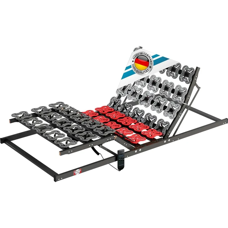 TerraMed T-Flex 90x200 cm, elektrischer Lattenrost mit flexiblen Teller Modulen