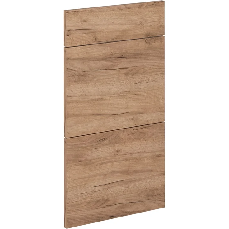 Küchenfront R-Line Goldkraft Eiche 39.6 x 70.4 cm Möbelfront für den Schubladenunterschrank Vicco – Bild 1