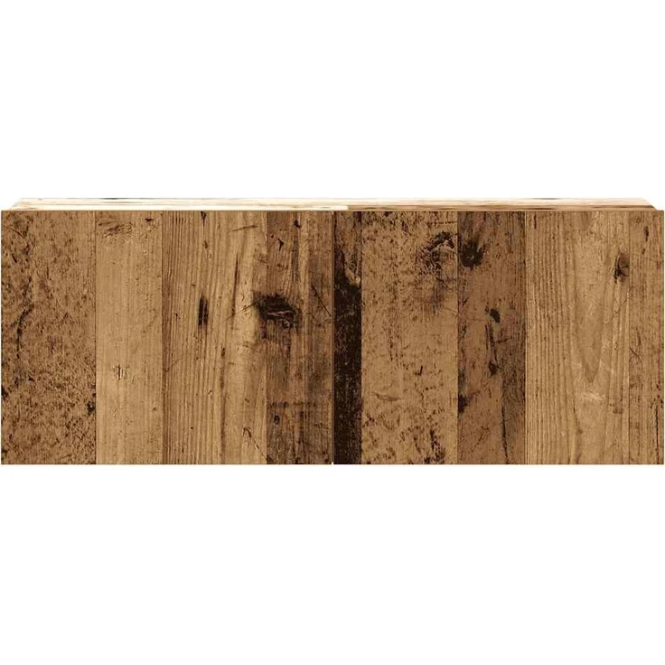 vidaXL 5-tlg. TV-Schrank-Set Wandmontage Altholz-Optik Holzwerkstoff 3328997 – Bild 4