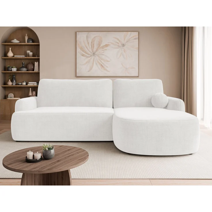 Mirjan24 Ecksofa Loridu (Farbe: Golden 01, Seite: Rechts), 90 x 174 x 250 cm – Bild 2