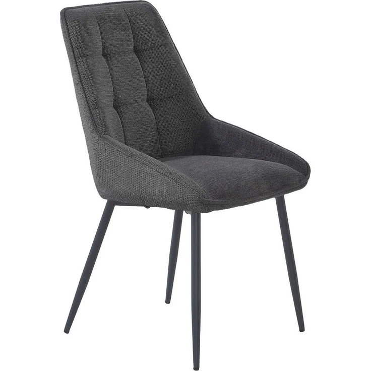 Jockenhöfer Gruppe Essgruppe ROGER, Sitzgruppe, Esstisch 160 cm, 4 Stühle, (Set, 5-tlg, Esstisch 160 cm plus 4 Esszimmerstühle), Tischplatte Wildeiche, U-Gestell, Stühle mit Webstoff – Bild 3