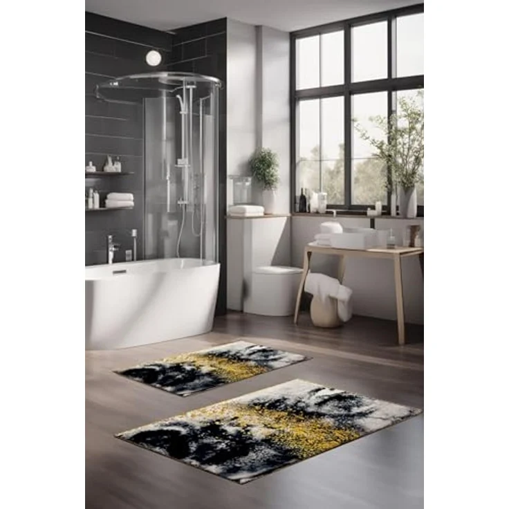 Mijolnir 'CT-5049' Badematten-Set (2-teilig), Mehrfarbig – Bild 1