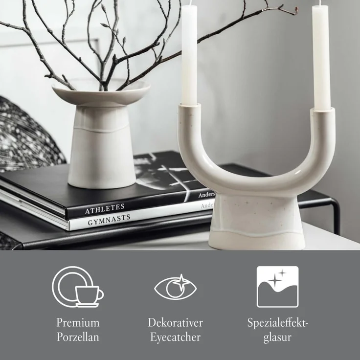 like. by Villeroy & Boch Winter Glow Kerzenhalter U-Form – Bild 2