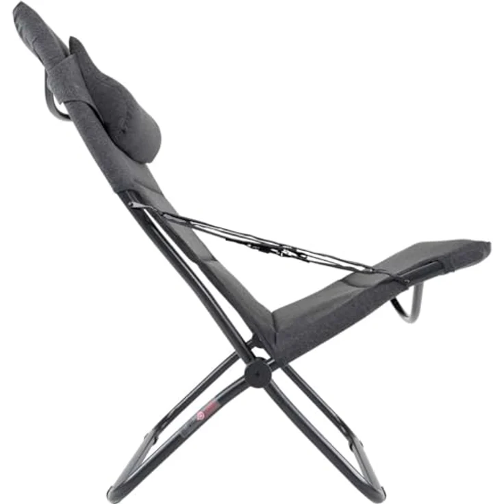 Crespo Stuhl Lounger Tex-Supreme, Alu, Grau – Bild 5