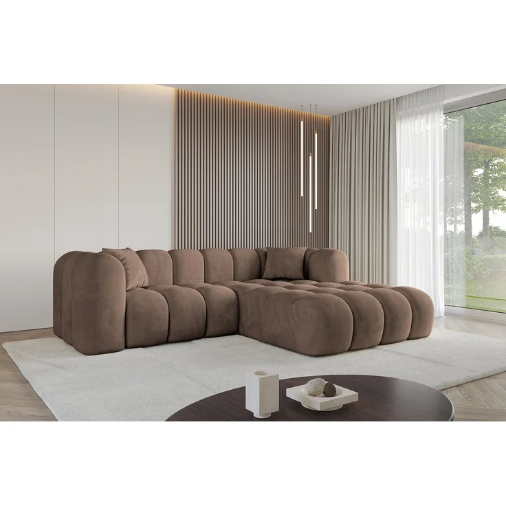 ALTDECOR Ecksofa OLEA-L1, Sofa Praktische Bequeme Funktionsecke Couch L-Form Eckcouch, Corner Sofa L-Form Vielseitige Sofa Wohnlandschaft Wohnzimmer – Bild 3