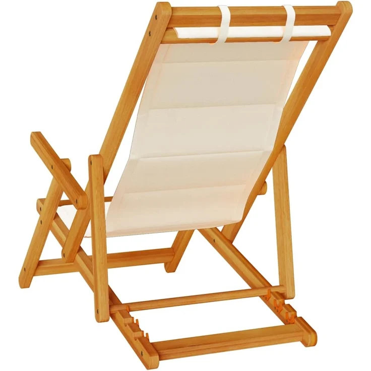 vidaXL Liegestuhl 2 pcs Braun 61.5 x 123 x 82cm Massivholz Akazie 3325141 – Bild 4