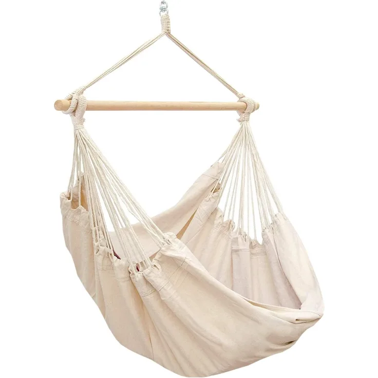 XXL Hängesessel Relaxsessel 185x130cm bis 150kg in Beige