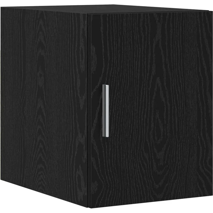 vidaXL Lagerschrank mit Regalen Schwarz Eichen-Optik 3365629 – Bild 5