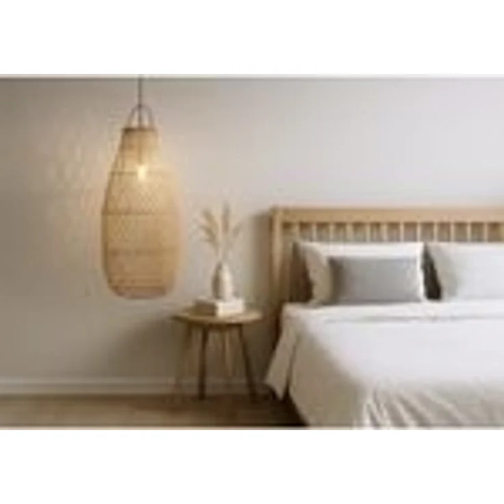 Rattan Pendelleuchte – Bild 4