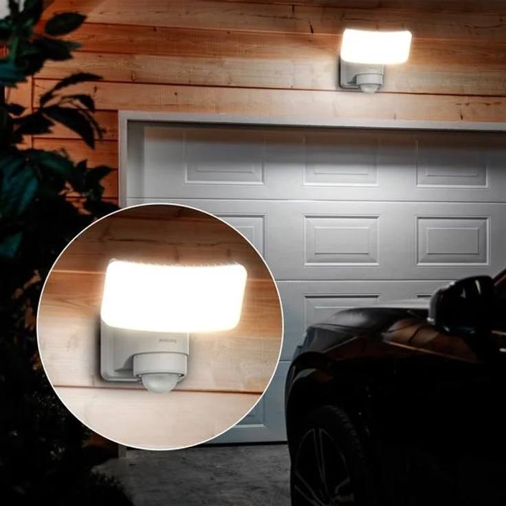 Philips Solar Wandleuchte Tylus 18,5 x 21,5 x 17 cm kaltweiß – Bild 3