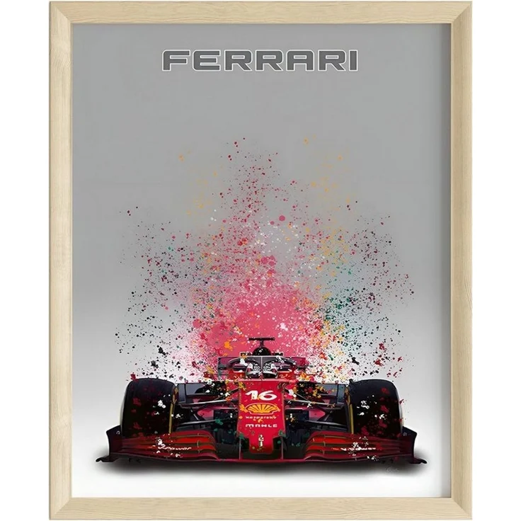 JUSTGOODMOOD Poster Premium ® Formel 1 Ferrari Rennwagen · ohne Rahmen – Bild 1
