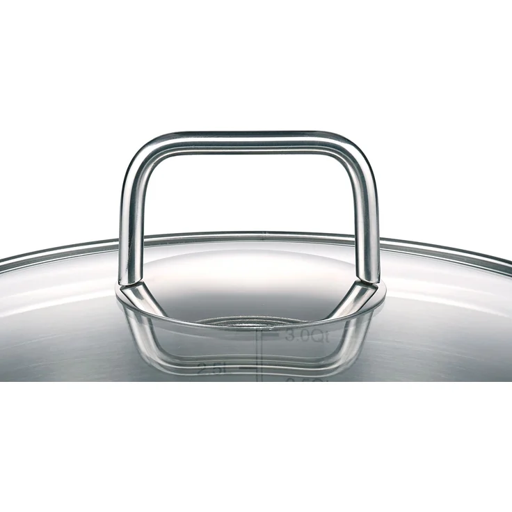 Elo Servierpfanne CITRIN, Ø 28 cm, mit Glasdeckel, Hitzebeständig, Edelstahl, Spülmaschinengeeignet – Bild 1
