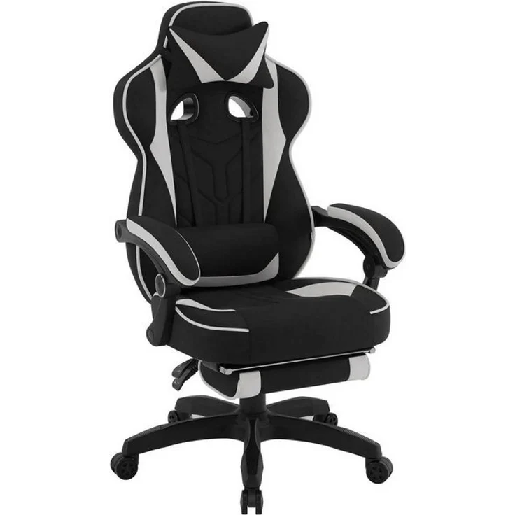 Woltu Gaming-Stuhl (1 St), Bürostuhl ergonomisch, Leathaire-Stoff – Bild 2