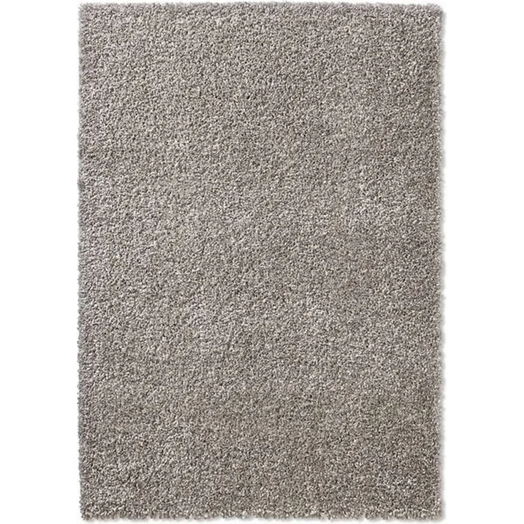 TaCa Home Langflor-Teppich Shaggy Teppich Langflor, rechteckig, Höhe: 35 mm, Wohnzimmer Esszimmer Schlafzimmer Kinderzimmer, Grau - 60 x 90 cm – Bild 4