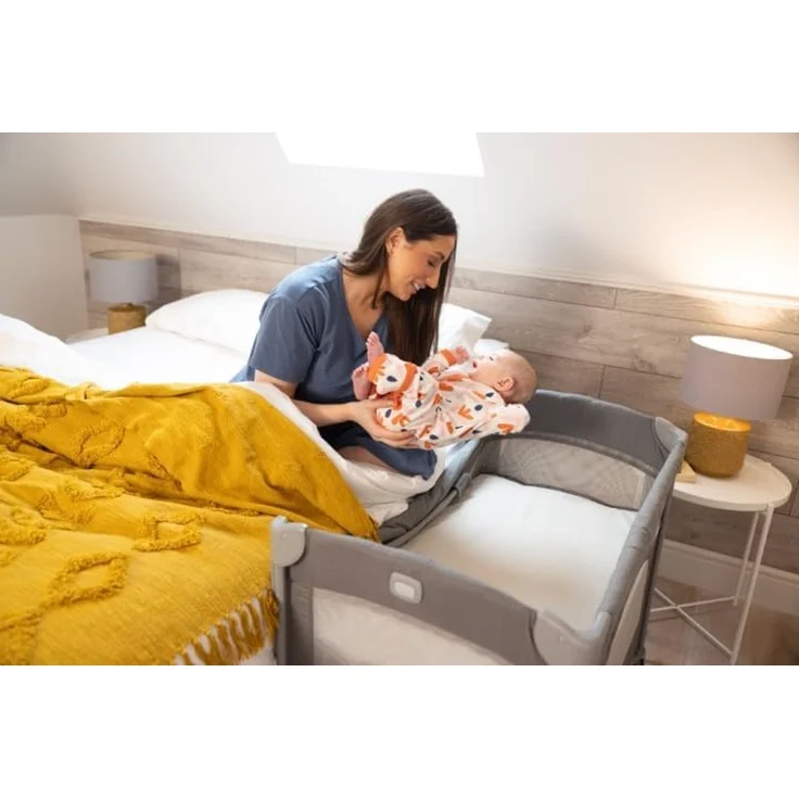 Joie Kubbie Sleep Reisebett Shale, 100 x 53,5 x 81 cm – Bild 3