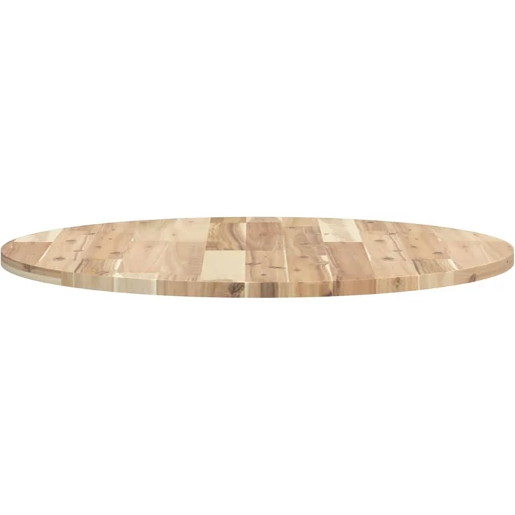 vidaXL Tischplatte Rund Ø70x2 cm Massivholz Akazie 4008685 – Bild 6