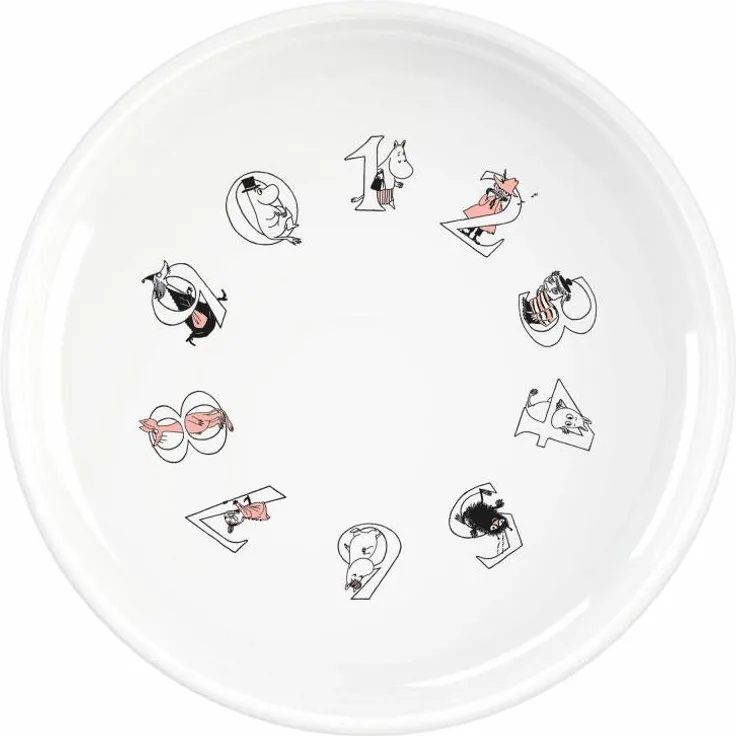 Rig-Tig Schale Moomin ABC Salmon, Schüssel, tiefer Teller, Kunststoff, Rosa, 15 cm, Z00705