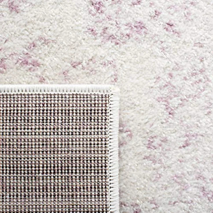 Safavieh Läufer 76x183 cm - Adirondack Collection - Transitional Design, Elfenbein & Lavendel, Pflegeleichte Synthetikmischung, Ideal für Wohnzimmer, Schlafzimmer, Büro – Bild 5