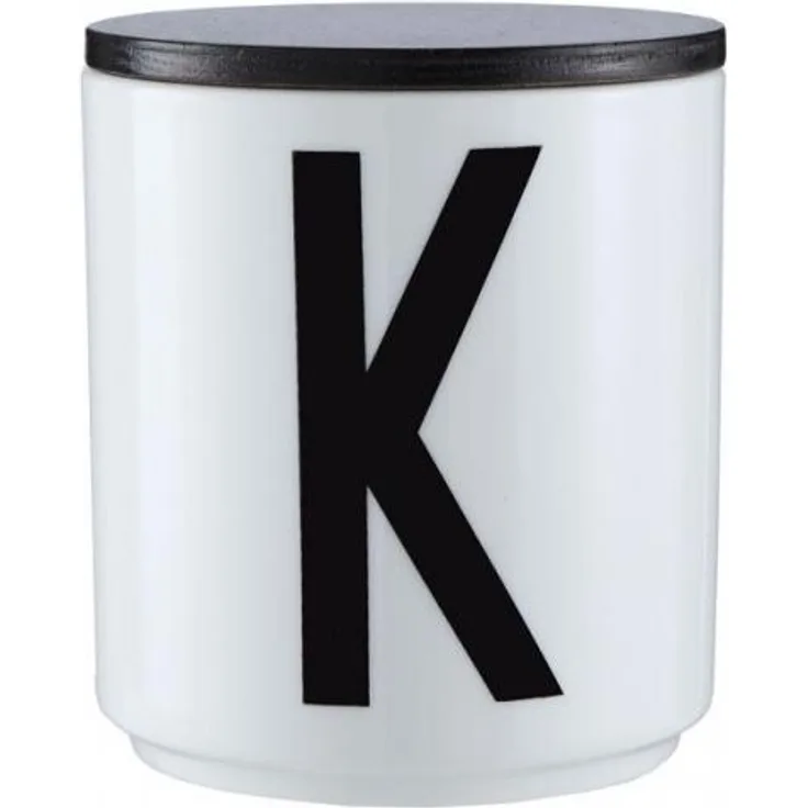 Design Letters Holzdeckel für Becher Favourite Cup Schwarz 10201100BLACK