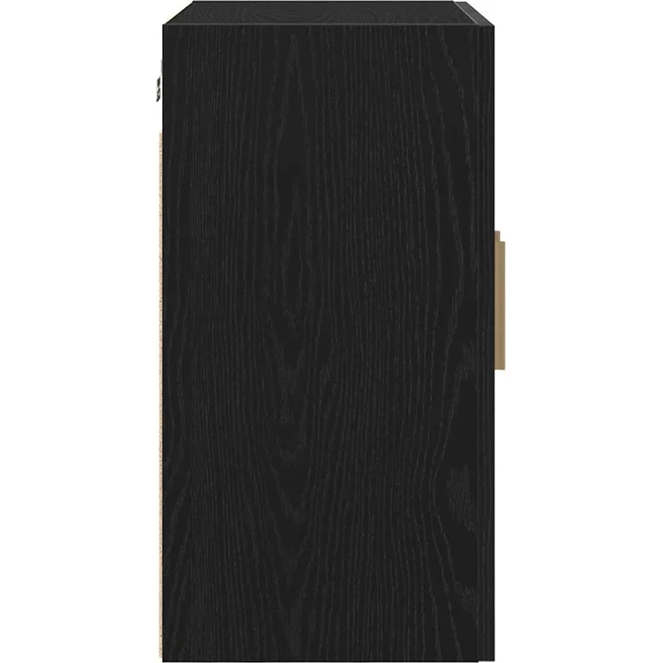 vidaXL Wandschrank Schwarz Eichen-Optik 60 x 30 x 60 cm Holzwerkstoff 862799 – Bild 7