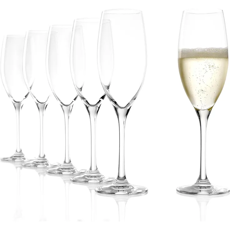 Stölzle Lausitz 6x CLASSIC Champagnerkelch klar 200 00 29