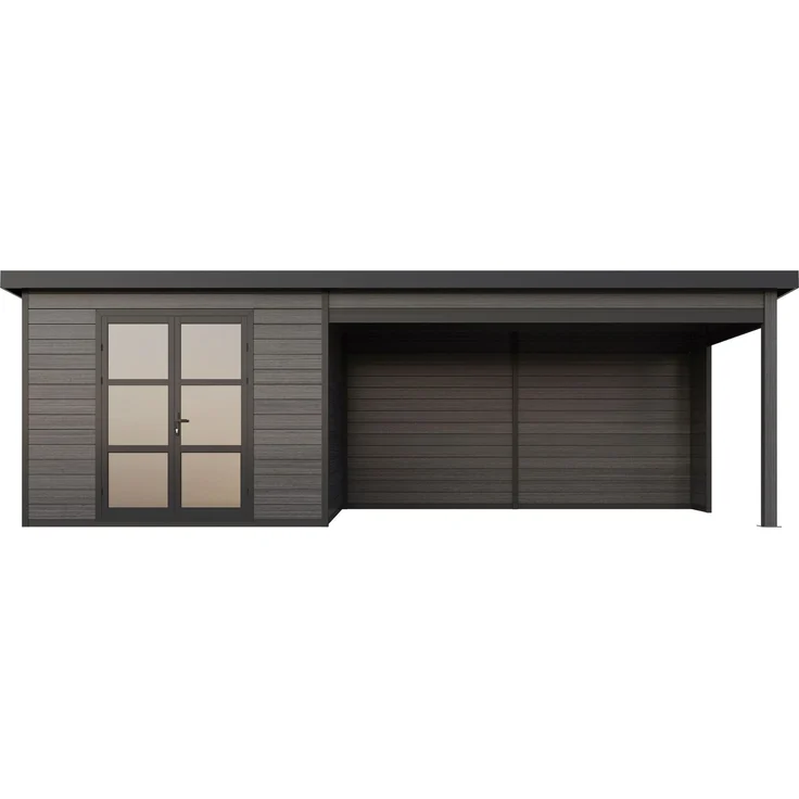 WPC Gartenhaus + Terrasse Modell Lounge XL – Bild 3