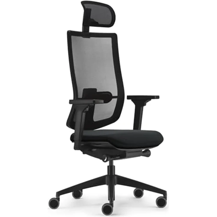 Sedus, se:do PRO Light 2, ergonomischer Bürostuhl, Netzmembran, dunkelblau, Lordosenstütze, Nackenstütze, höhenverstellbar – Bild 2