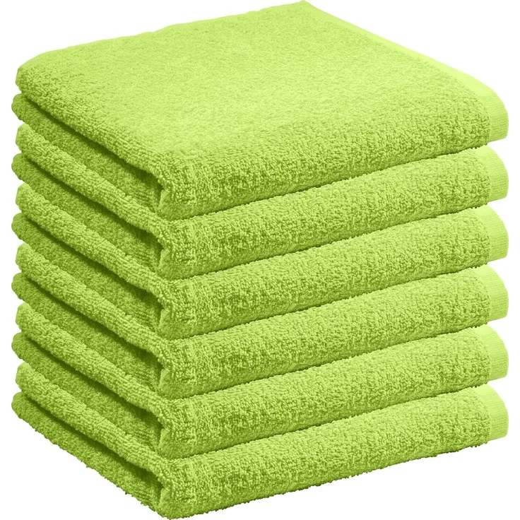 REDBEST Handtuch Handtuch "Oceanside" 6er-Pack, Frottier, Walk-Frottier Uni