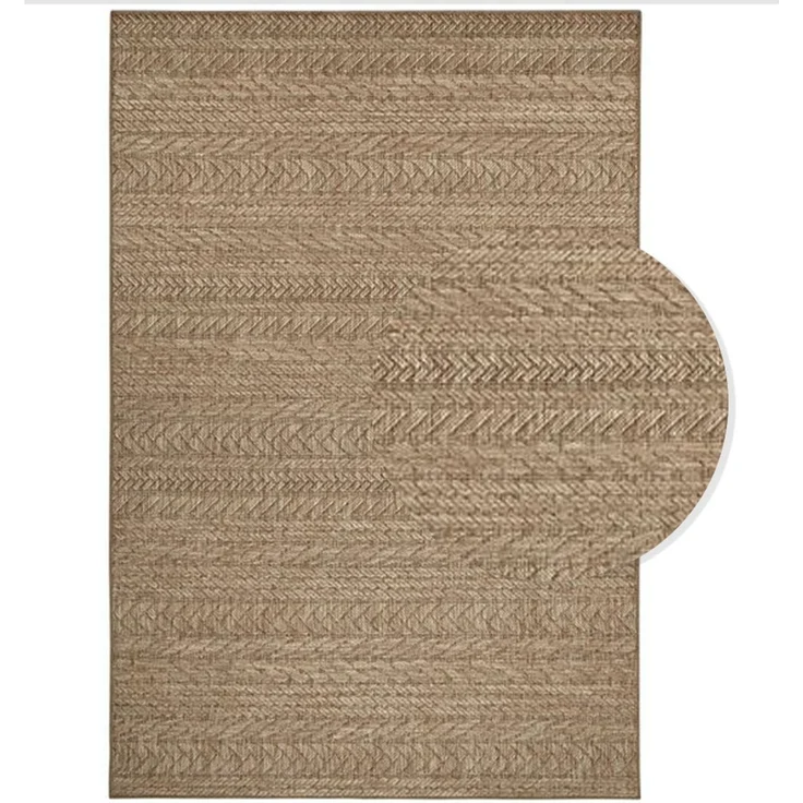 Flachgewebe In- & Outdoor Teppich Granado Beige Braun in Natur-Optik - 200 x 290 x 0 cm – Bild 1