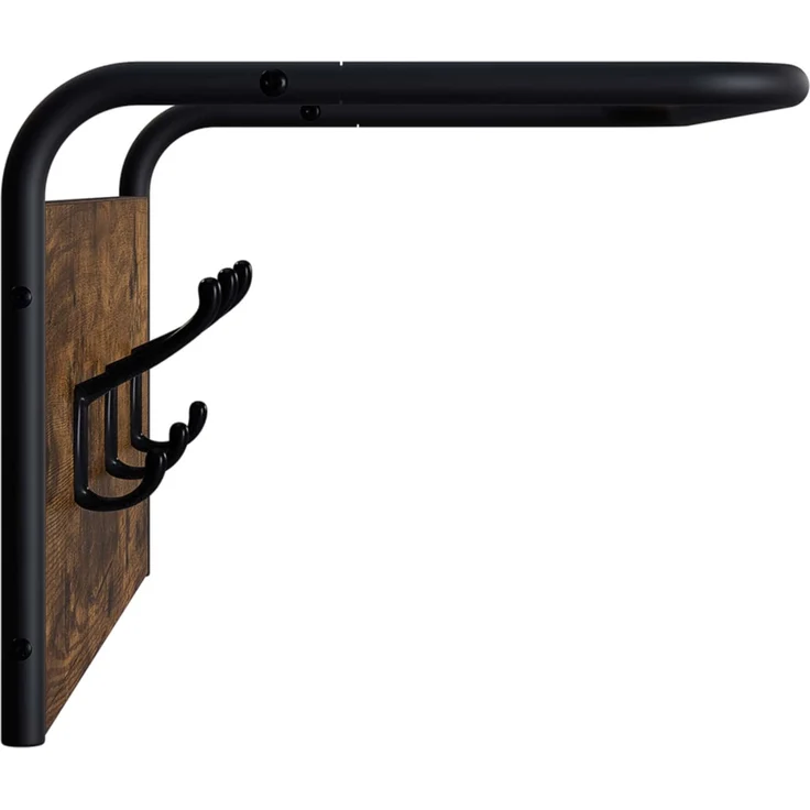 vidaXL Garderobenständer 60 x 30 x 25 cm Räuchereiche Holzwerkstoff 8014084 – Bild 3