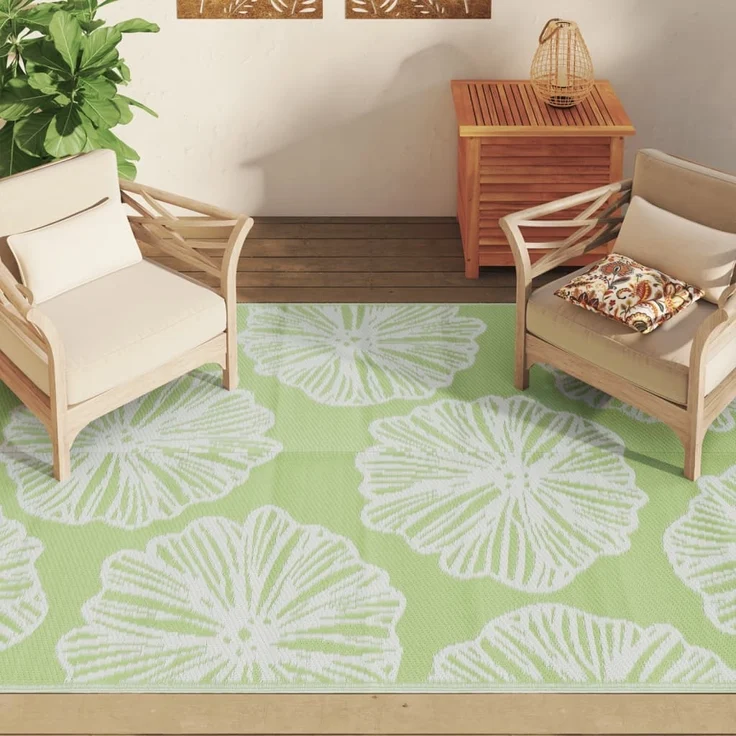 vidaXL Outdoor-Teppich ARAKIL Grün 160x230 cm PP 368593 – Bild 2