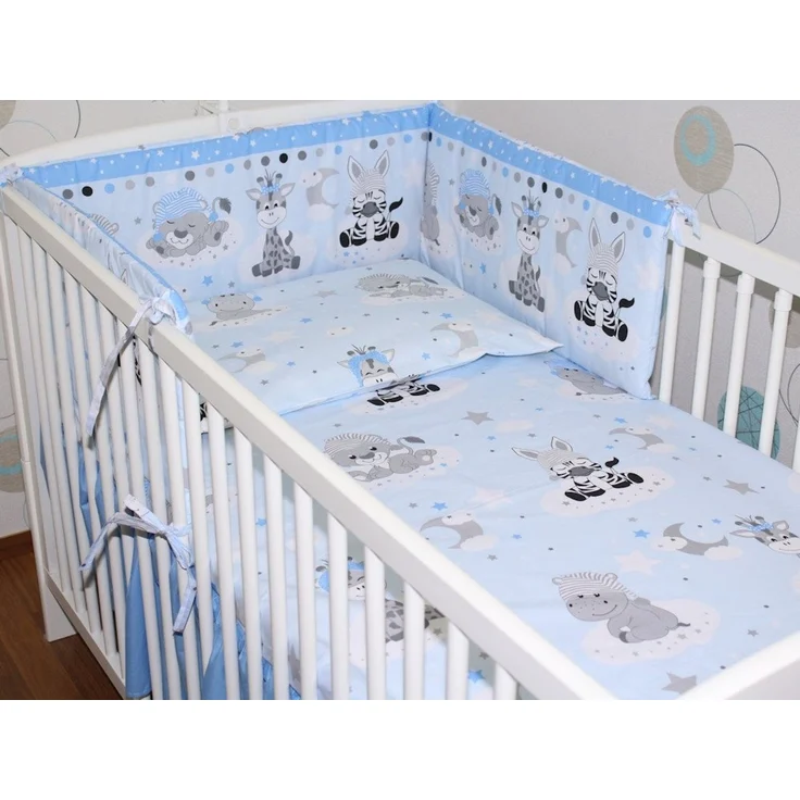 Primawela Bettnestchen 190cm Bettumrandung Babybett Baby Kinder Nest Kopfumrandung Kopfschutz – Bild 2