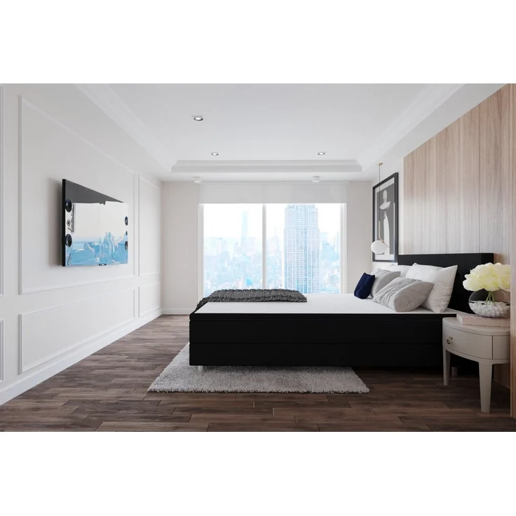 Best for Home Boxspringbett Neo Sawana Bonellfederkernmatratze mit 5 cm Topper (90x200 120x200 140x200 160x200 180x200 200x200), Handwerksqualität,TOP Preis-Leistungs-Verhältnis – Bild 3