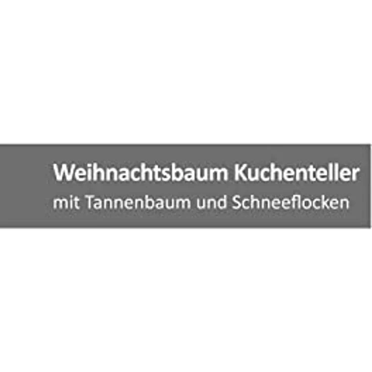 MamboCat Frühstücksteller 6er Set Kuchenteller Weihnachtsbaum 19cm - 23105706 – Bild 5