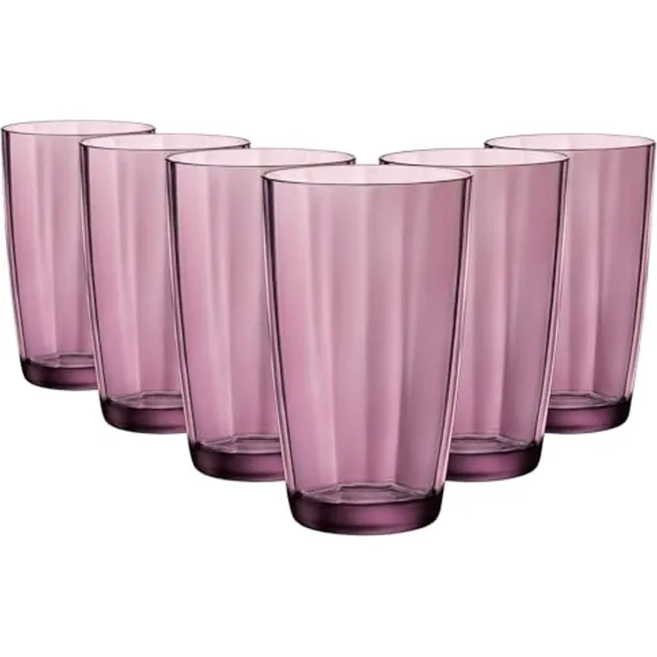 Becher Bormioli Rocco Pulsar Lila Glas (470 Ml) (6 Stück)