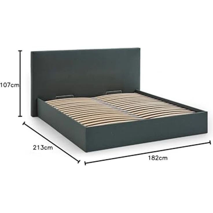 Atlantic Home Collection Bettrahmen Melody 160 x 200 mit Bettkasten und Lattenrost – Bild 3