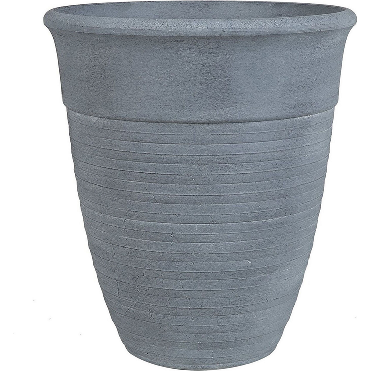 Blumentopf grau rund 43 x 43 x 49 cm KATALIMA