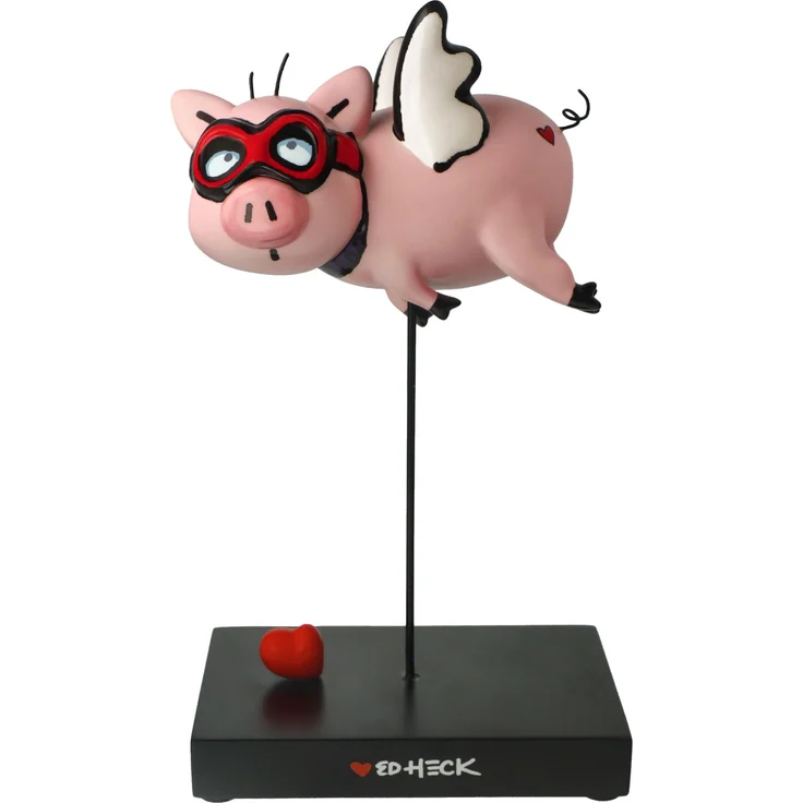 Goebel / Ed Eck- When Pigs Fly,Figur,17,0cm x 9,5cm x 29,0cm / Porzellan / 17,0cm x 9,5cm x 29,0cm – Bild 8