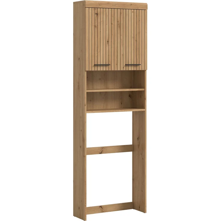 Waschmaschinenumbauschrank >Scout< in Artisan Eiche Dekor - 63x191x24cm (BxHxT) – Bild 1