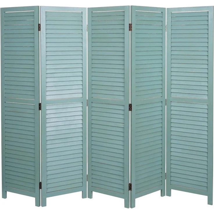 MCW Paravent MCW-C30-5, Fensterladenoptik, Vielseitig verwendbar, 5 Paneele – Bild 5