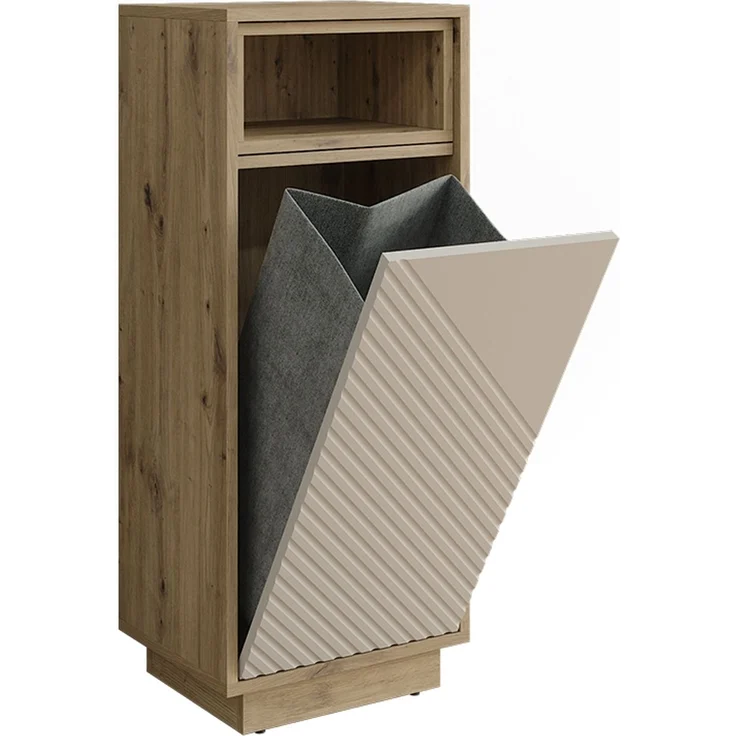 Wäscheschrank Beatrice Cashmere/Artisan-Eiche 38 x 93 cm Vicco – Bild 1
