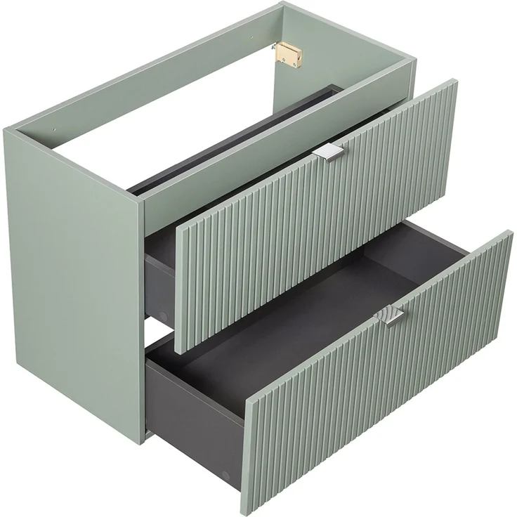Waschtischunterschrank 80cm in grün NEWPORT-56-GREEN – Bild 8